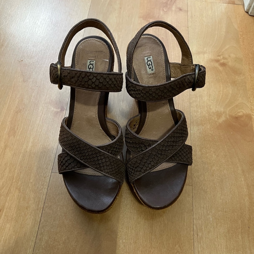 EUC Size 6 Ugg wedges